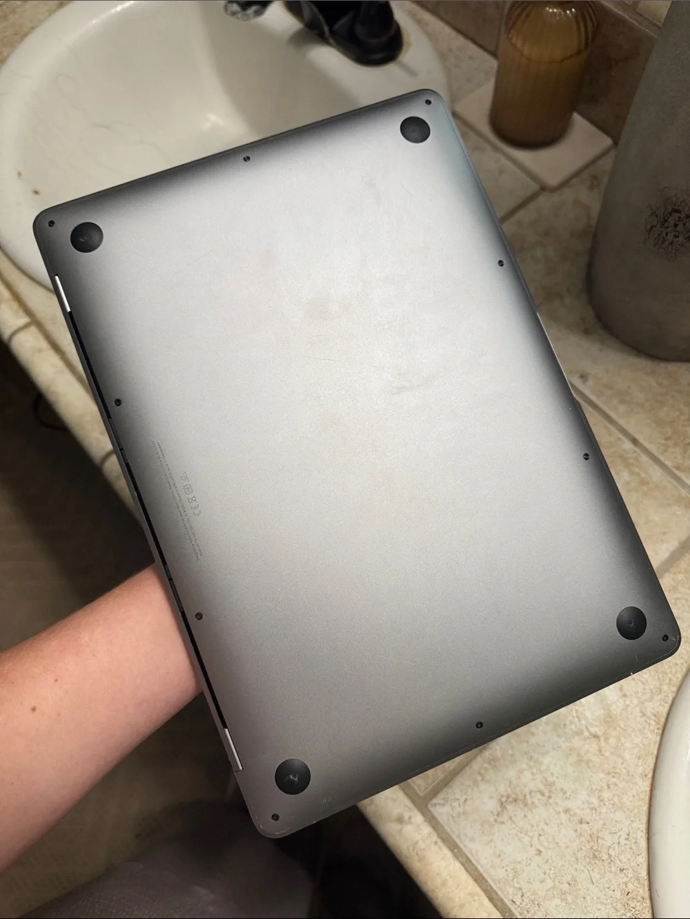 Apple MacBook Air in Silver with Black Backlit Keyboard